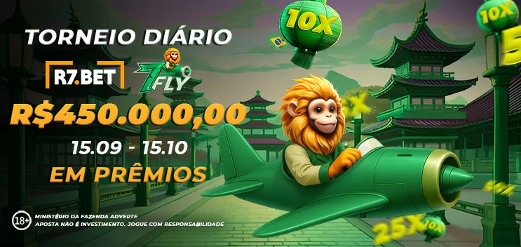 Banner do Torneio Diário R7 7Fly