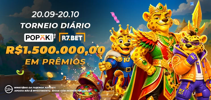 Banner do Torneio Diário R7 PopOK